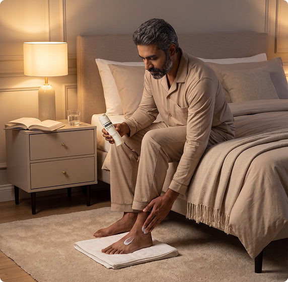Reapply up to four times daily, including before bedtime